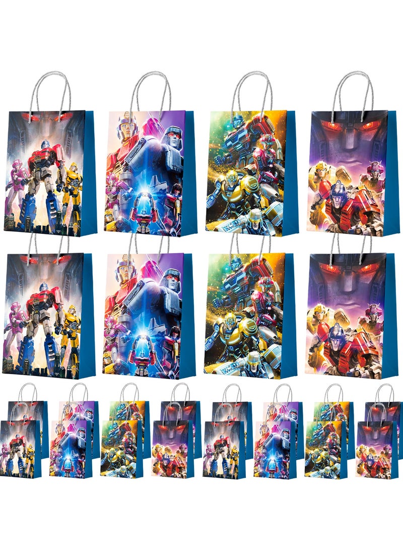 FRUITFUL PARTY Transformers Party Bags, 16pcs Transformers Gift Bags Transformers Goodie Bags Transformers Candy Bags for Transformers Party Favors - Image 1